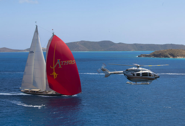 A great success of Hoek designed mega yacht ATHOS at Loro Piana Caribbean Superyacht Regatta and Rendezvous 2013
