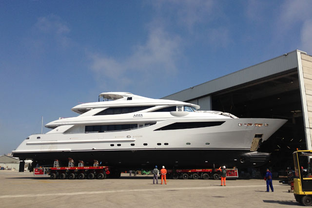 ISA to deliver 41m Classic motor yacht AZIZA by the end of June 2013