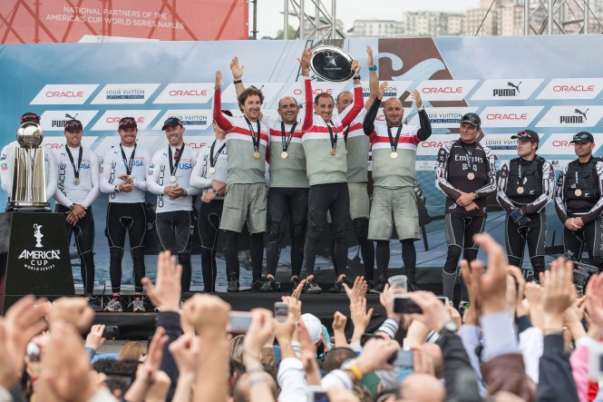 Luna Rossa and ORACLE TEAM USA Winners of Naples ACWS 2013
