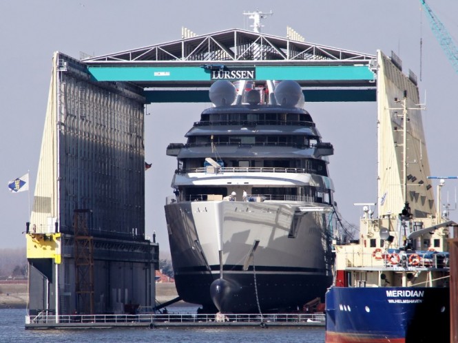 Lurssen launch mega yacht Project AZZAM – largest superyacht in the world
