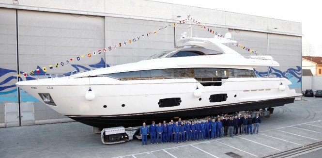 Motor yacht Ferretti 960 – new flagship launched by Ferretti Yachts