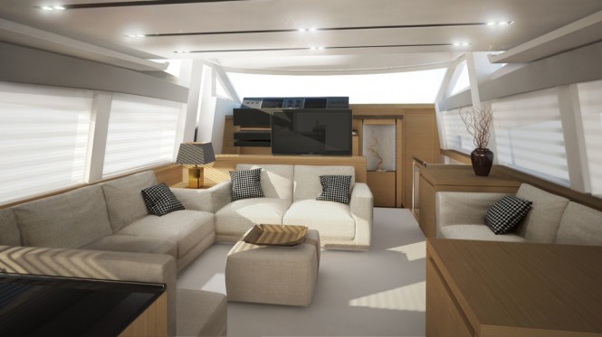 Motor yacht PRESTIGE 720 - Interior Motor yacht PRESTIGE 720 - Interior