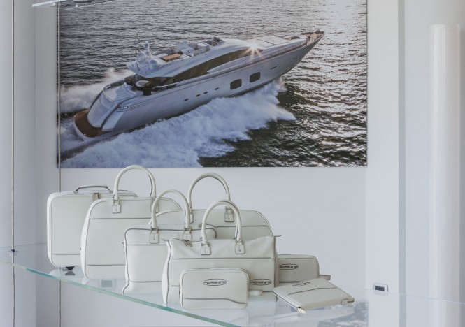 Pershing to launch new set of accessories for its yachts signed by Poltrona Frau