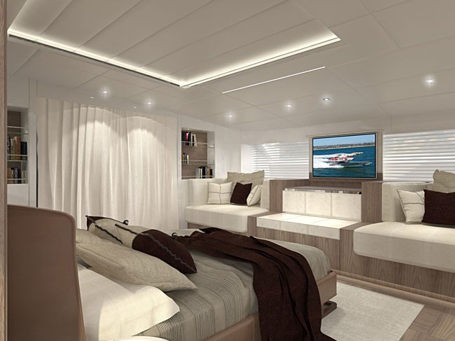 Second Canados 120 Yacht - Owners Stateroom Second Canados 120 Yacht - Owners Stateroom
