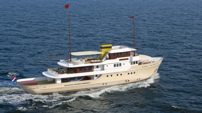 Vripack-designed classic motor yacht B-52