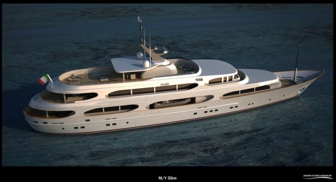 55m Spadolini Superyacht Project - upview 55m Spadolini Superyacht Project - upview