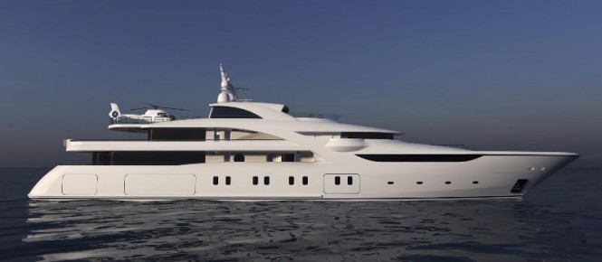 New 82m Blohm + Voss motor yacht GRACEFUL to be delivered at the end of 2013