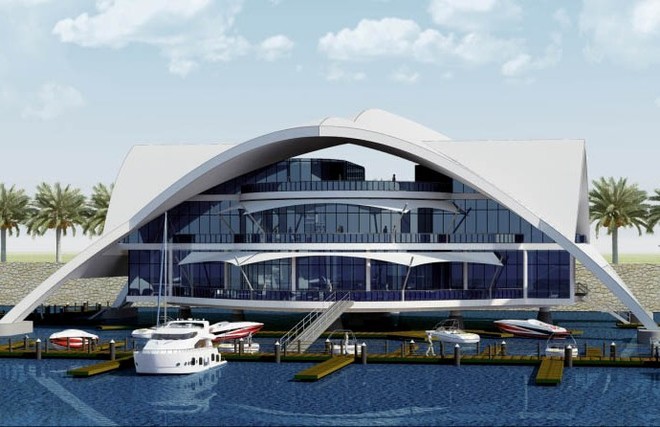 Alphaland Marina Club - view from the sea Alphaland Marina Club - view from the sea