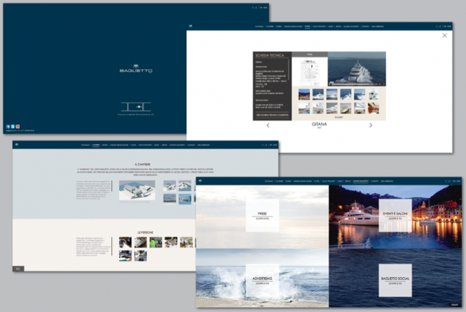 New website launched by Baglietto