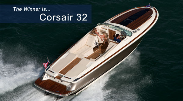 ‘Best Sport Boat’ Award for new Chris-Craft Corsair 32 Yacht Tender at Shanghai International Boat Show 2013