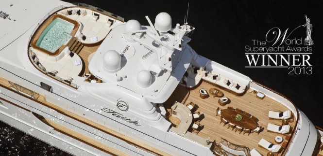 Feadship mega yacht Faith - Sundeck Feadship mega yacht Faith - Sundeck