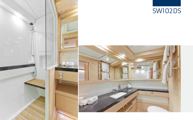 Hevea yacht by Southern Wind and interior by Nauta Yachts