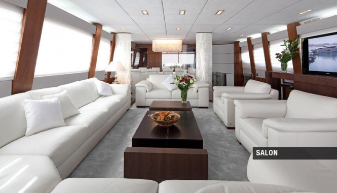 Luxury yacht Aycer 110 - Salon Luxury yacht Aycer 110 - Salon