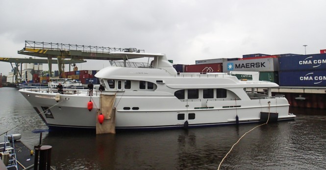Moonen 100 Explorer yacht YN 195 on the water Moonen 100 Explorer yacht YN 195 on the water