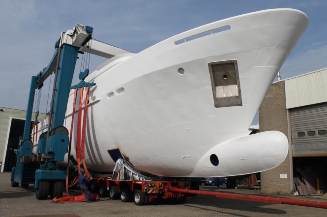 Moonen 100 motor yacht Hull YN195 launched