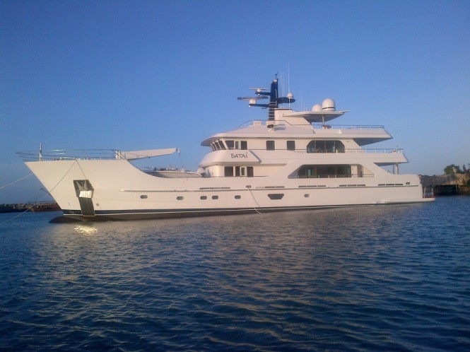 New 38m expedition yacht BATAI delivered by Inace Yachts
