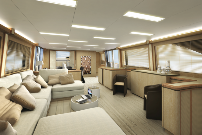 Motor yacht MCY 86 - Saloon Motor yacht MCY 86 - Saloon