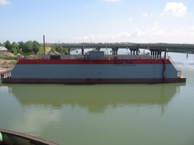 Newly launched Floating Dry Dock Newly launched Floating Dry Dock