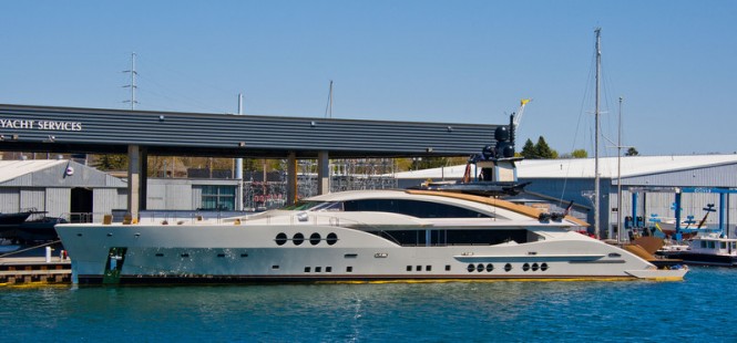 Palmer Johnson Launches its Flagship – PJ 210 mega yacht LADY M (Project Stimulus, PJ264)