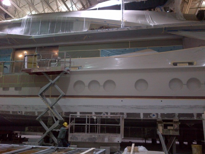Images of LADY M yacht (Project Stimulus, PJ264) featuring DuraShield SuperYacht glazing