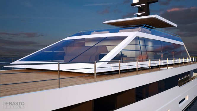 Quartz Yacht Concept - front view Quartz Yacht Concept - front view