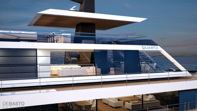 Quartz Yacht Concept - side view Quartz Yacht Concept - side view