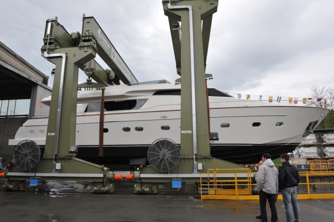 Sanlorenzo launch SL82 motor yacht Pioppi – one of three yachts launched this week