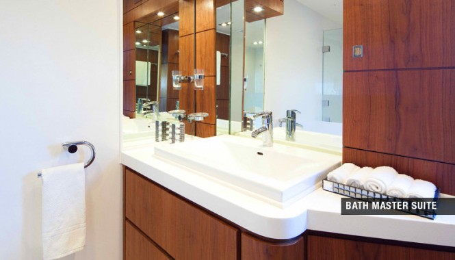 Superyacht Aycer 110 - Master Suite - Bathroom Superyacht Aycer 110 - Master Suite - Bathroom