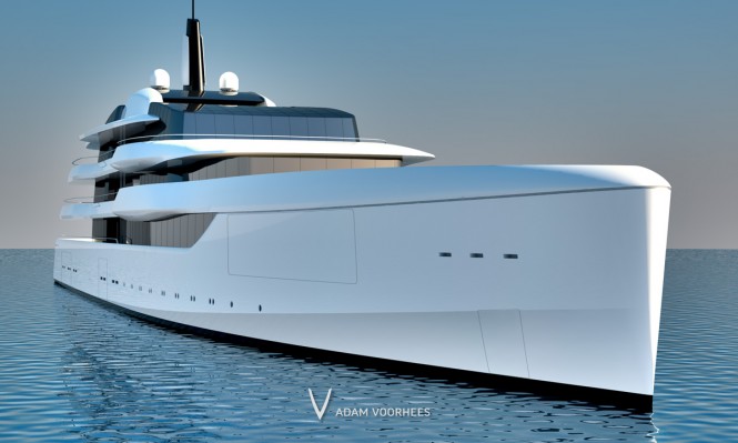 Superyacht Lumen - Bow