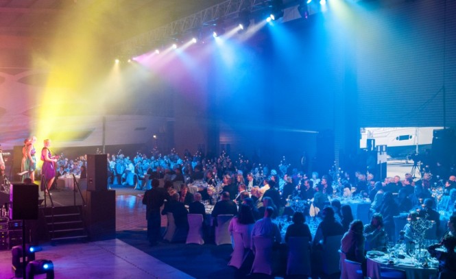 The gala dinner is one of the highlights of the four day Riviera Festival of Boating