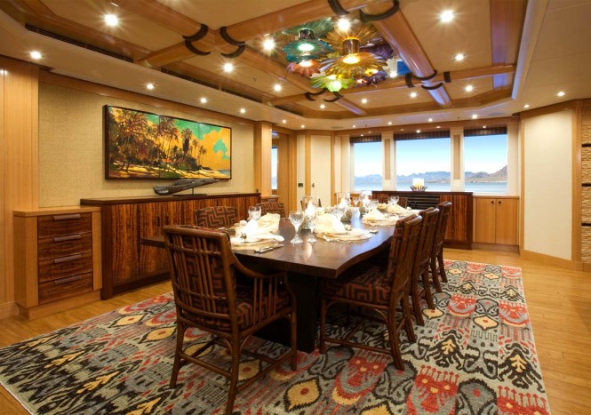 Yacht ARIANNA - Formal Dining Yacht ARIANNA - Formal Dining