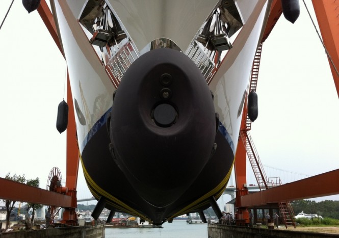 Nordhavn’s N120 Yacht AURORA fitted with FarSounder Sonar