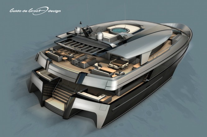 34,5m Guido de Groot and Mobimar Trimaran Superyacht Concept 34,5m Guido de Groot and Mobimar Trimaran Superyacht Concept