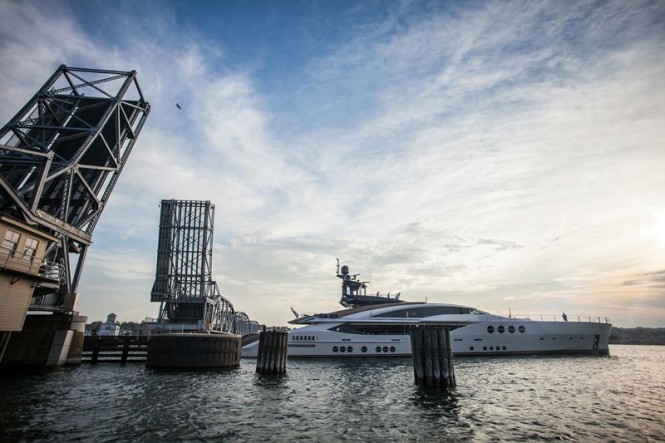 Photos of 65m Palmer Johnson Yacht LADY M (PJ210/1, Project STIMULUS) during sea trials