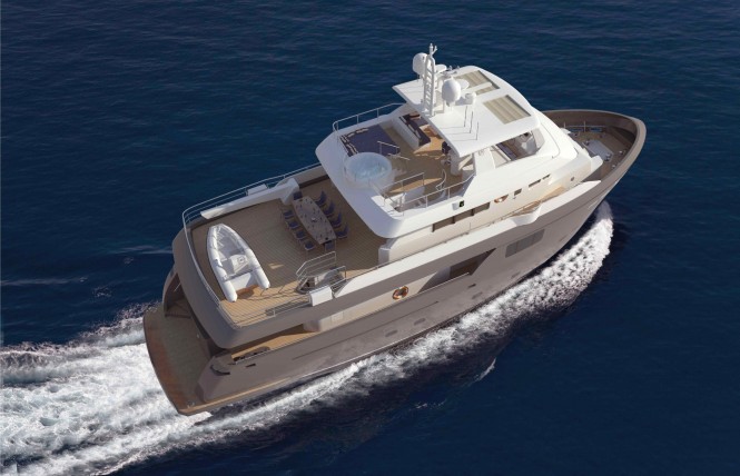 Darwin 86 Yacht - upview Darwin 86 Yacht - upview