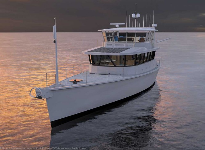 New Dashew motor yacht FPB 78 to be built by Circa Marine