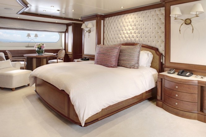 Luxury charter yacht JO - Master Cabin Luxury charter yacht JO - Master Cabin