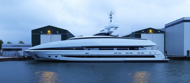 All-new 50m motor yacht CRAZY ME (YN 16250) launched by Heesen Yachts