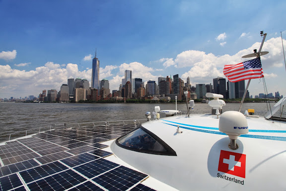 PlanetSolar reached Boston on June 22, 2013