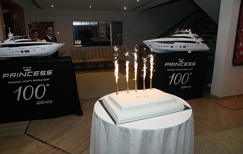 Princess Yachts Middle East mark delivery of 100th Princess yacht to Lebanon