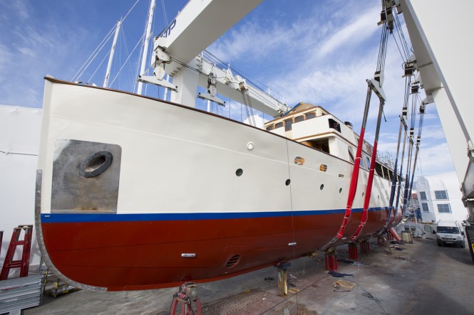 Refit of Classic Motor Yacht FAIR LADY successfully completed by Pendennis Palma