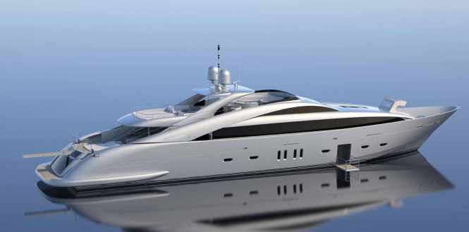 First ground-breaking hybrid motor yacht ISA 140′ sold by ISA