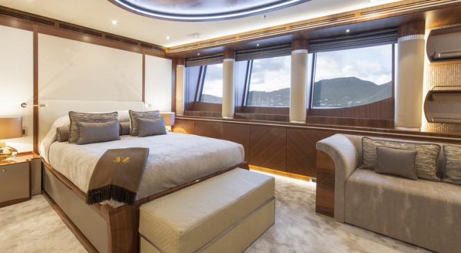 Superyacht Quattroelle - Guest Cabin Photo by Klaus Jordan Superyacht Quattroelle - Guest Cabin Photo by Klaus Jordan