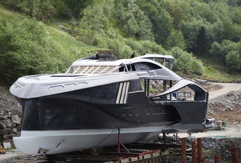Brødrene Aa announces delivery of Palmer Johnson 48m SuperSport Yacht’s structure