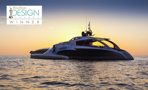 Three ShowBoats Design Awards 2013 for ADASTRA Yacht designed by Shuttleworth
