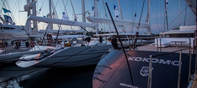 Twilight and Kokomo anchored in Porto Cervo, Sardinia Twilight and Kokomo anchored in Porto Cervo, Sardinia