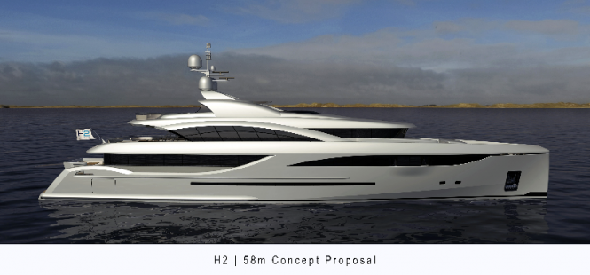 New 58m motor yacht project by Dorries Maritime to premier at MYS 2013