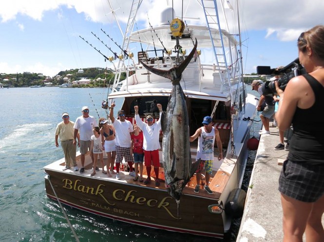 New Jarrett Bay luxury yacht Blank Check wins Blue Marlin World Cup