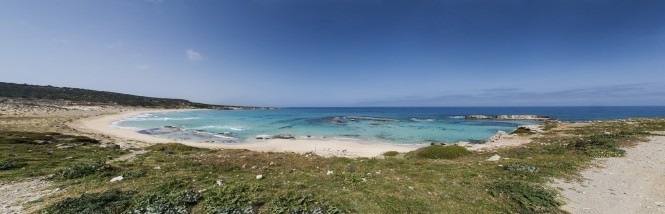 A perfect bay in Northern Cyprus. Credit to Dudu Tresca. The exhibition, Karpaz Untapped Beauty, is showing at Karpaz Gate Marina throughout July