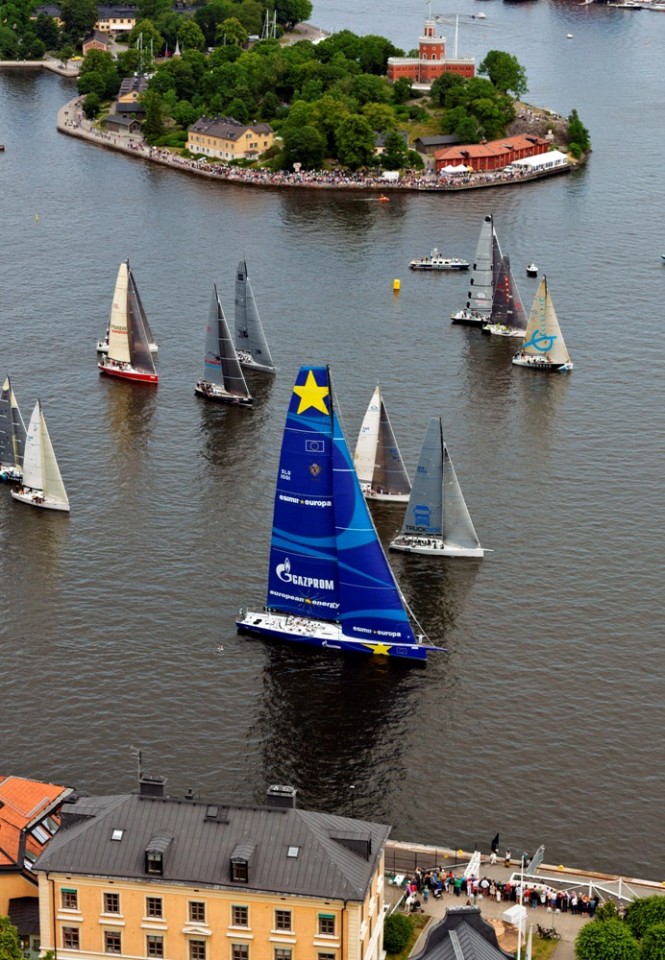 Sailing yacht Esimit Europa 2 takes line honours at AF Offshore Race